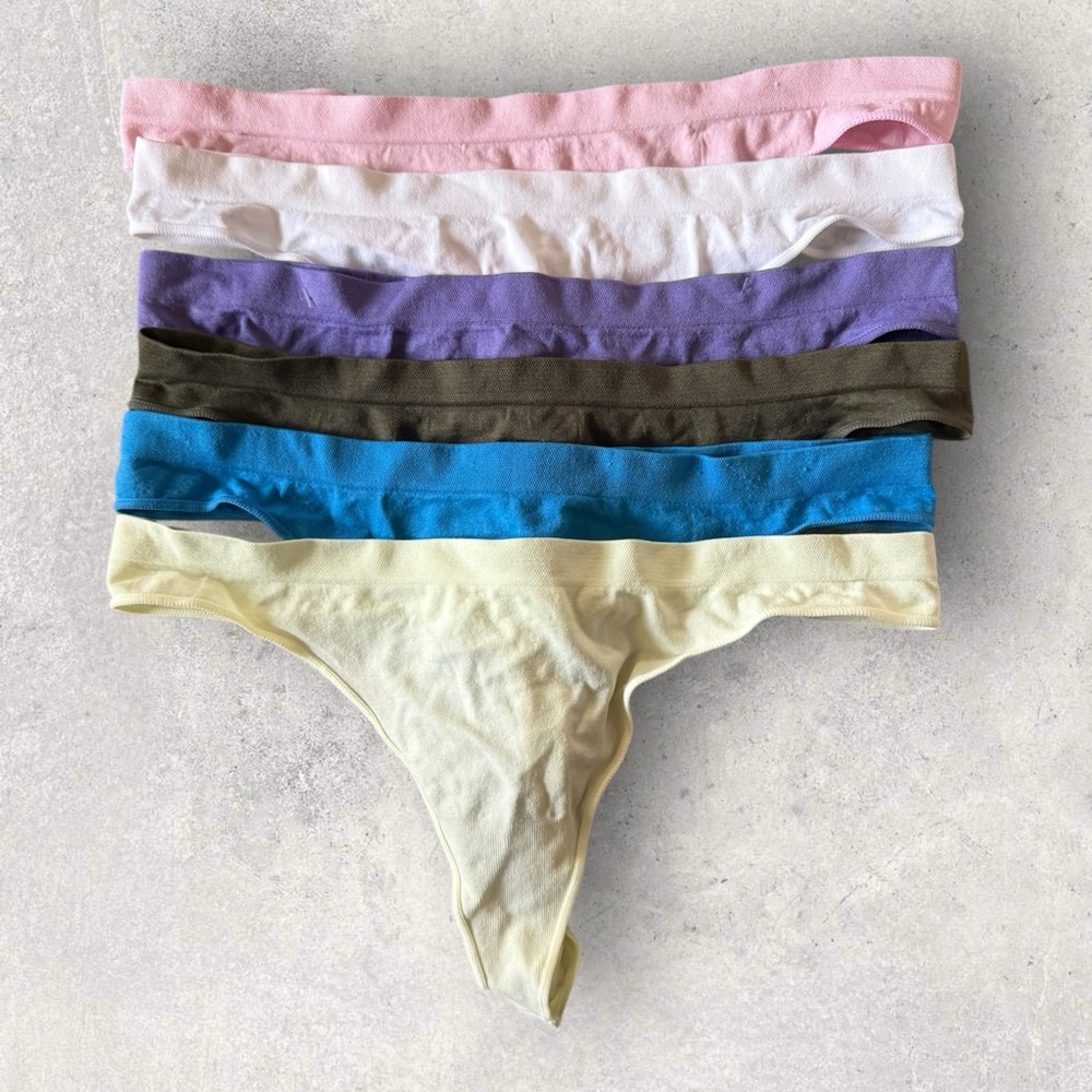 NWOT Abound Seamless Thong underwear BUNDLE Size Large